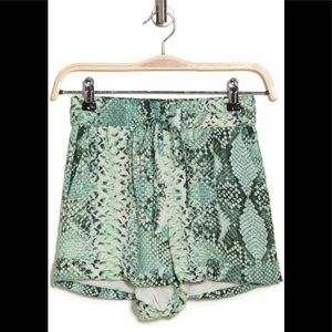 Balmain Snake Print Shorts